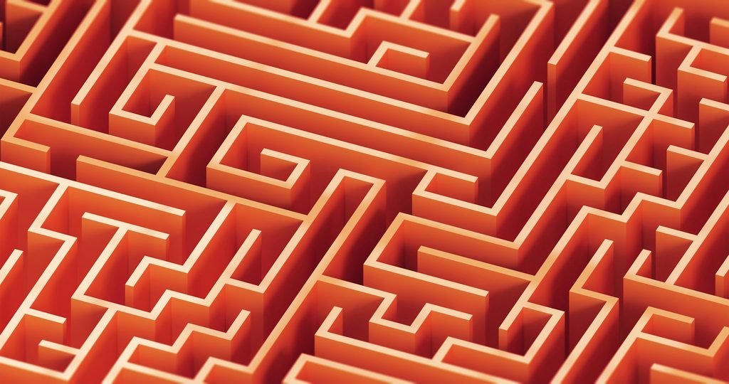 Labyrinthe orangé